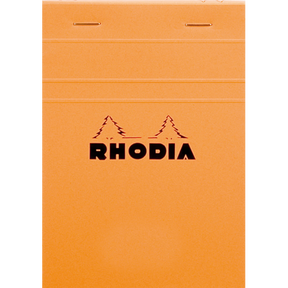 Rhodia #13 Classic Staplebound Notepad - Orange