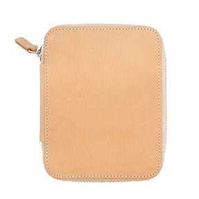 Galen Leather Co. Zippered Collector Pen Case for 14 Kawecos- Undyed