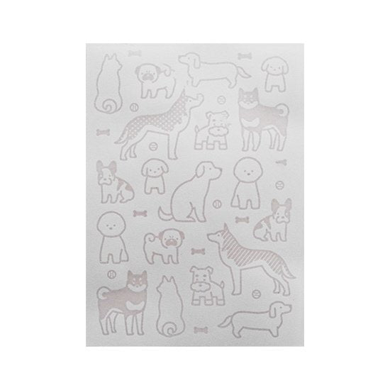Kamiterior Memoterior SHEER Notepad- Dogs