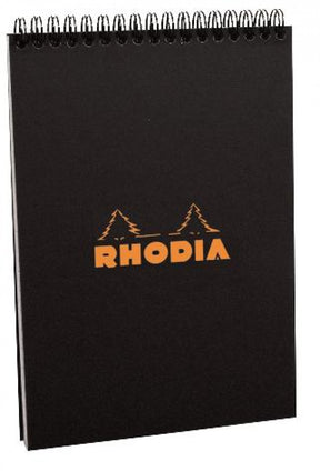 Rhodia #16 Black Top Wirebound Notepad