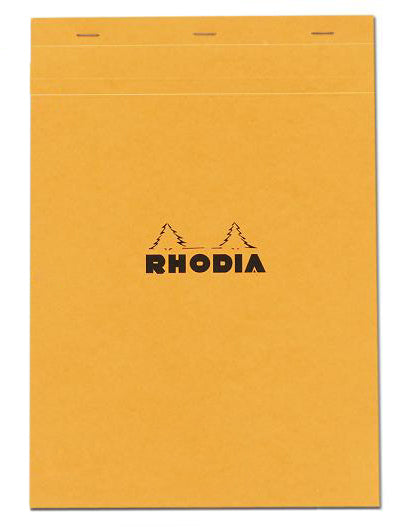 Rhodia #18 Classic Staplebound Notebook - Orange