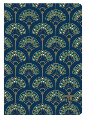 Clairefontaine A5 Neo Deco Notebook "Peacock"