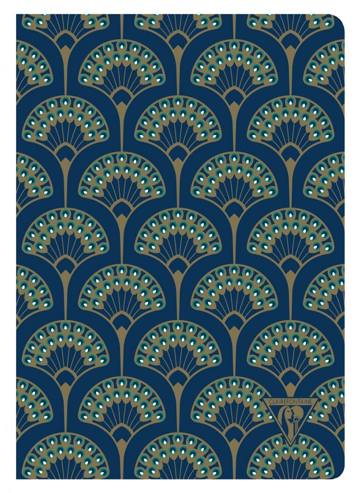 Clairefontaine A5 Neo Deco Notebook "Peacock"