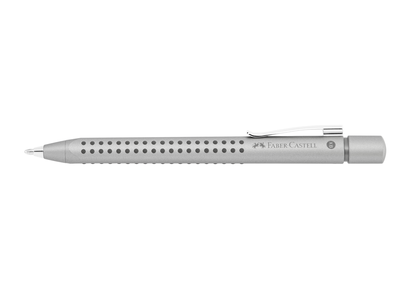 Faber-Castell Grip 2011 Silver Extra Broad Ballpoint Pen