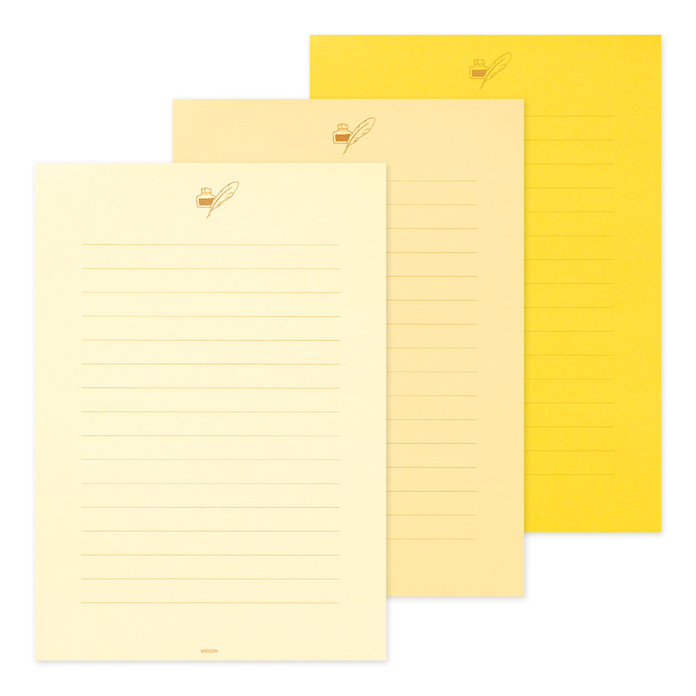Midori Giving A Color Gold A5 Letter Pad