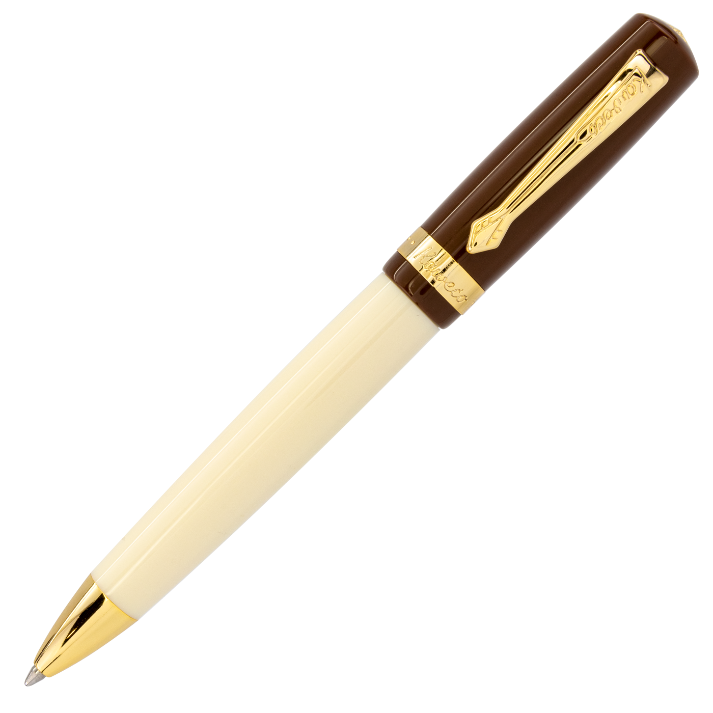 Kaweco Student 20's Jazz Brown & Ivory Ballpoint