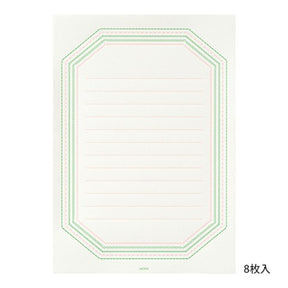 Midori Letter Set 462- Press Frame Pink