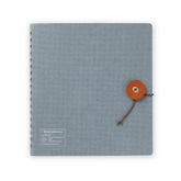 Kleid String-Tie Notebook Grey