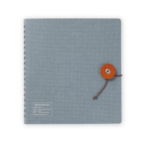 Kleid String-Tie Notebook Grey