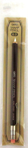 OHTO Short Wooden 0.5mm Mechanical Pencil- Deep Red