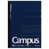 Kokuyo Campus A5 Notebook- Navy, Dotted Lines (50 Sheets)