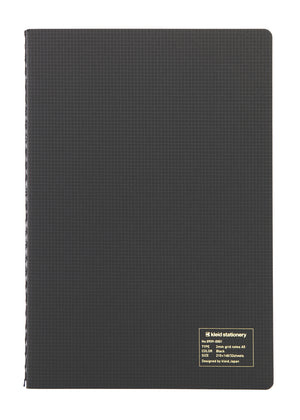 Kleid 2mm Grid Notes A5 - Black