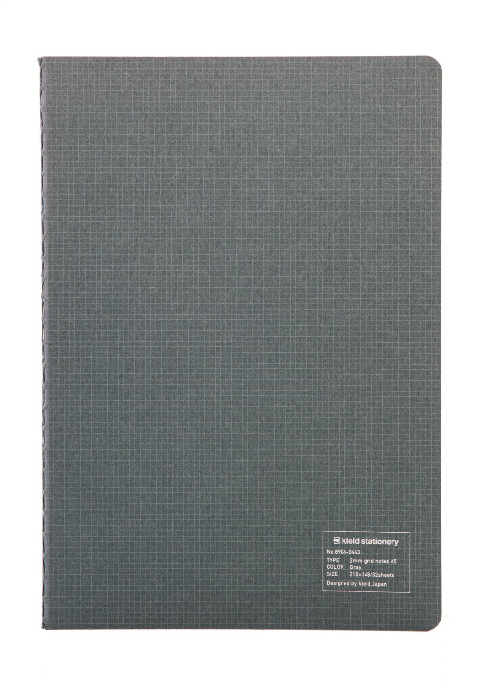 Kleid 2mm Grid Notes A5 - Grey