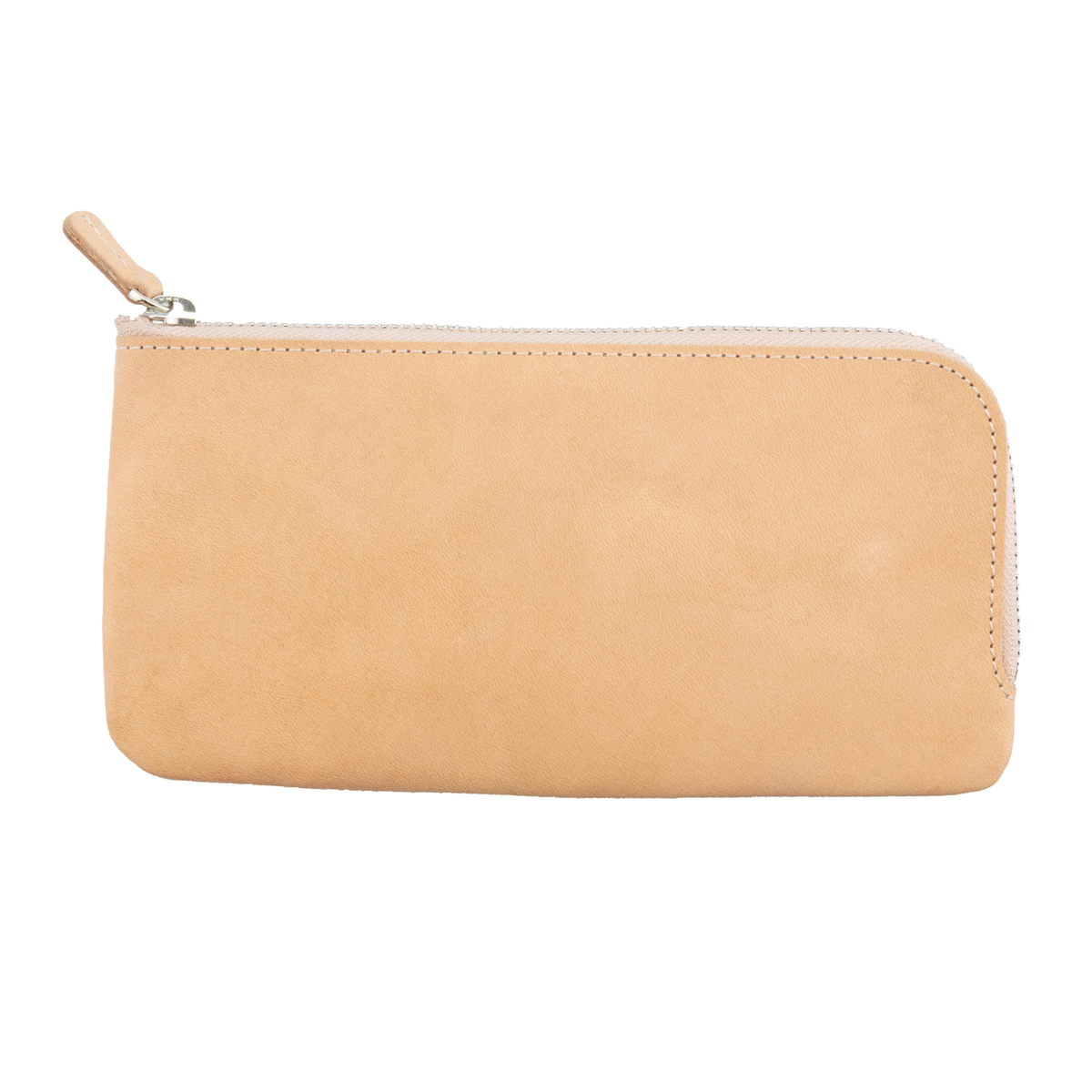 Galen Leather Co. Slip-N-Zip 4 Pen Pouch- Undyed Leather