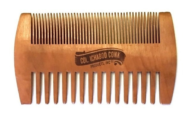 Colonel Conk Double-Sided Peach Beard Comb