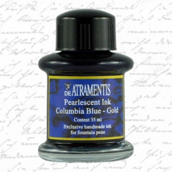 De Atramentis Pearlescent Columbia Blue Gold
