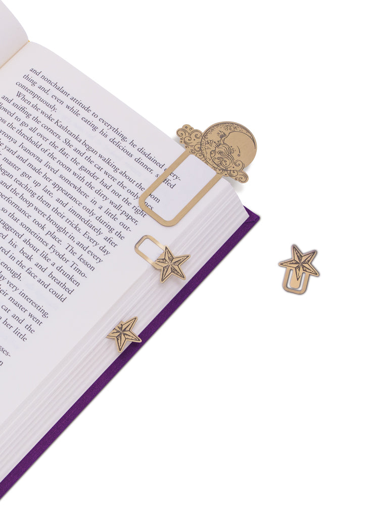 If Bookminders Page Markers- Moon & Stars