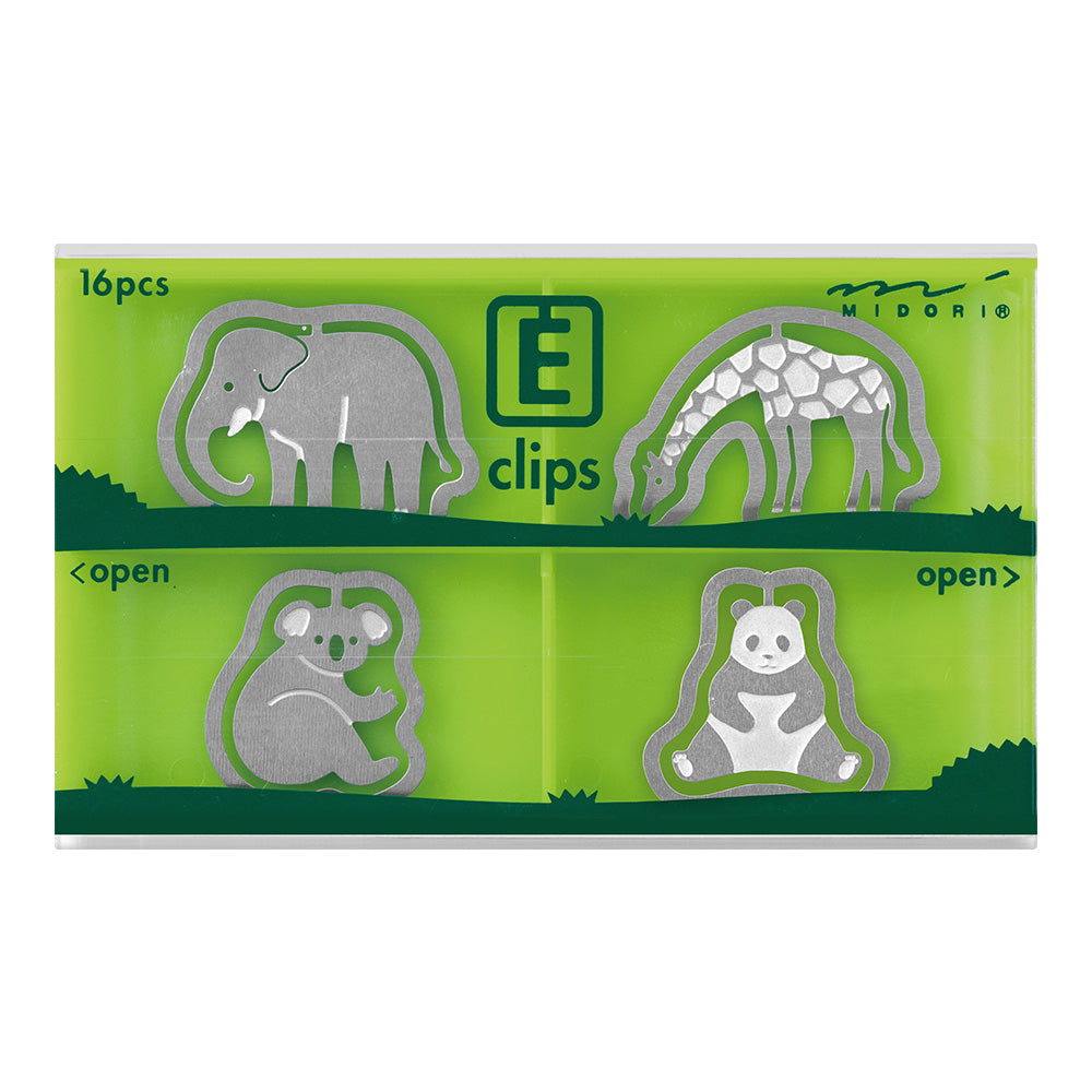 Midori Etching Clips- Zoo