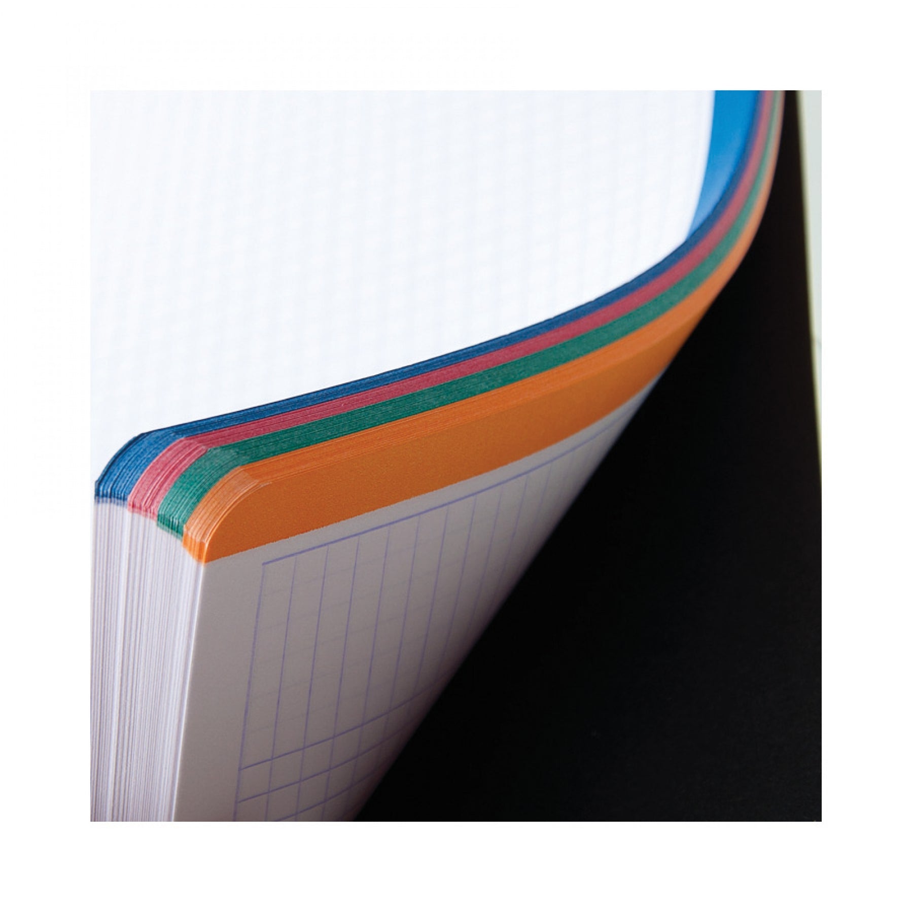 Rhodia Classic 4 Color Side Wirebound Notebook 9 x 11 ¾- Black, Lined