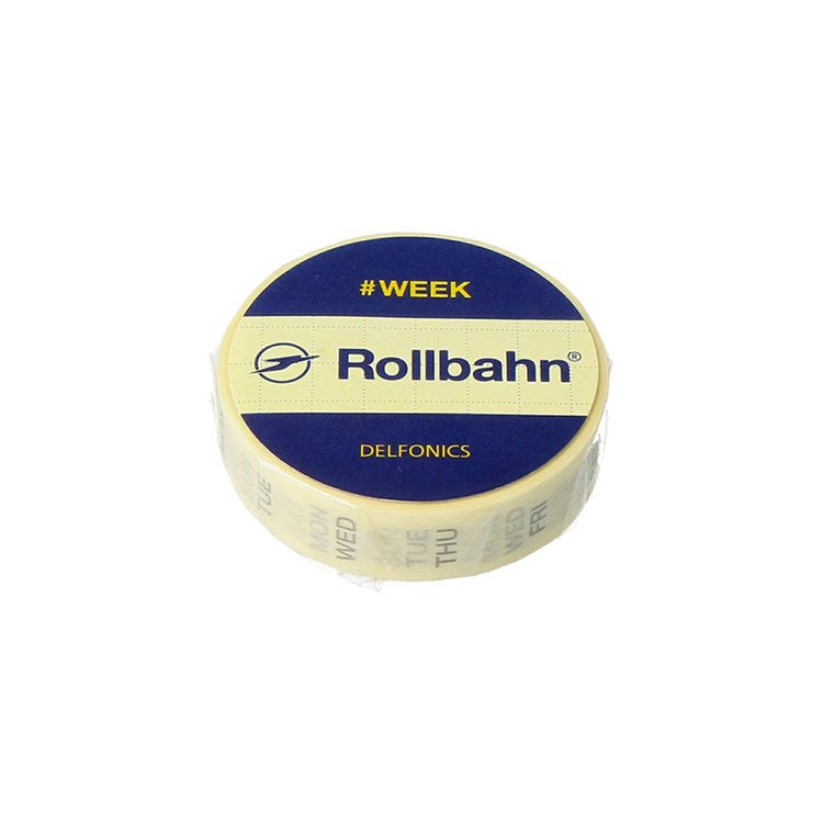 Rollbahn Masking Tape Diary (Date, Day, Time)