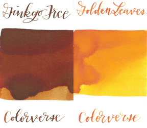 Colorverse 59 & 60 Ginkgo Tree & Golden Leaves