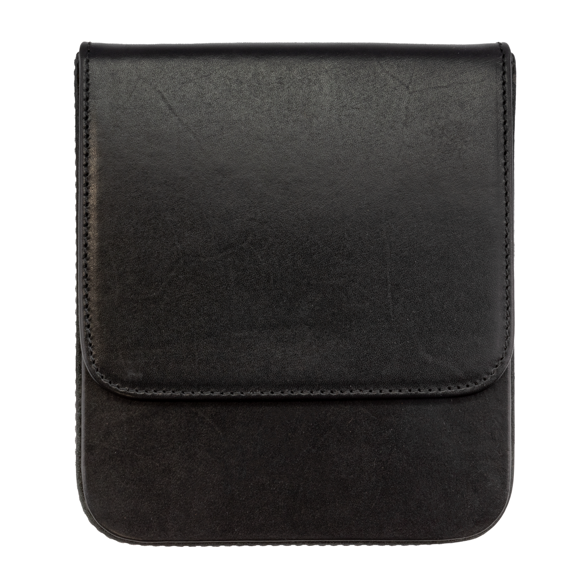 Galen Leather Co. Magnum Opus 6 Slot Magnetic Hard Pen Case- Black