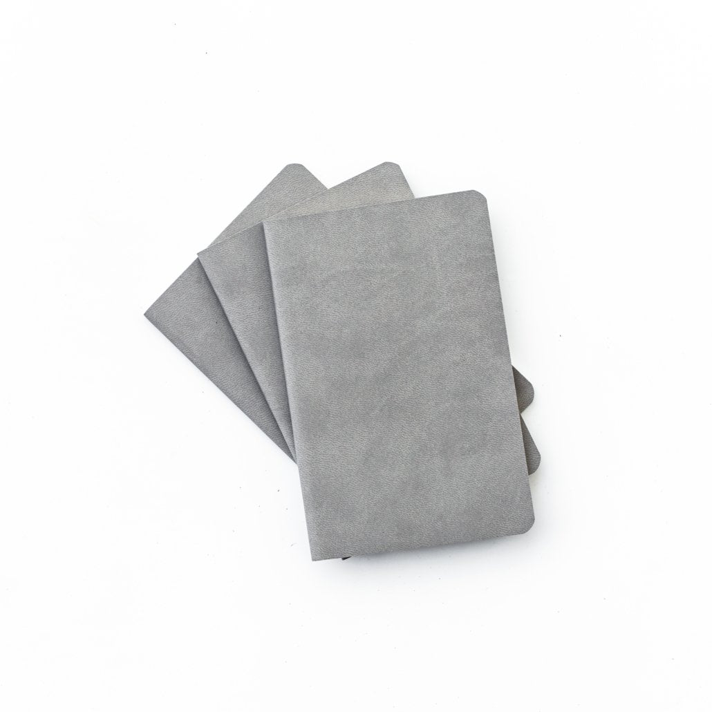 Blackwing 602 Clutch Notebook (Set of 3)- Grey