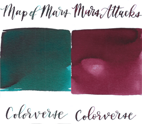 Colorverse 63 & 64 Map of Mars & Mars Attacks