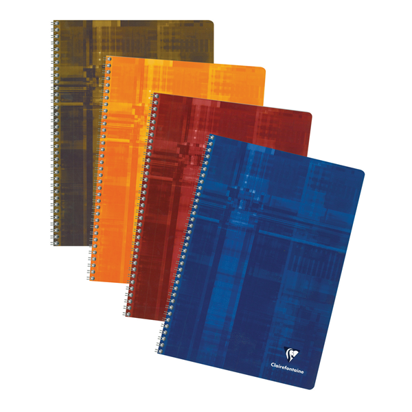 Clairefontaine Classics A4 Side Wirebound Notebook- French Ruled
