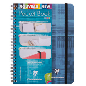 Clairefontaine Classics Side Wirebound Notebook - A5 w/ Elastic Closure