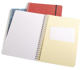 Clairefontaine Classics A5 Side Wirebound Notebook w/ Elastic Closure