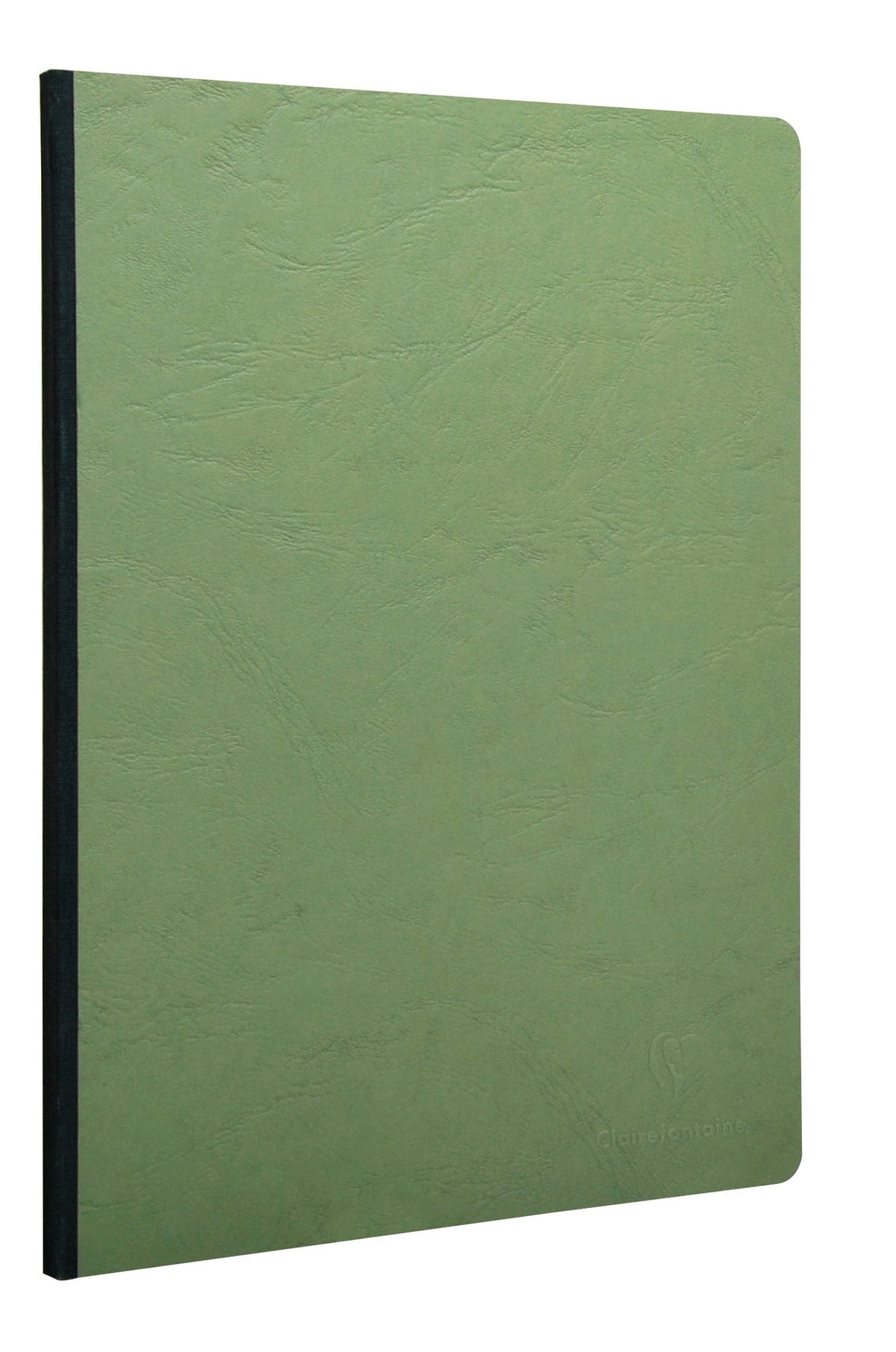 Clairefontaine Basics A4 Side Clothbound Notebook- Green, Lined