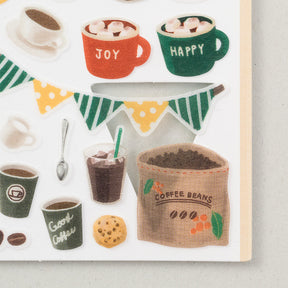 Midori Planner Stickers- Sticker Marché Coffee