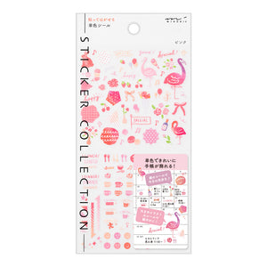 Midori Planner Stickers - Pink