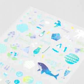 Midori Planner Stickers- Blue