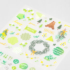 Midori Planner Stickers- Green