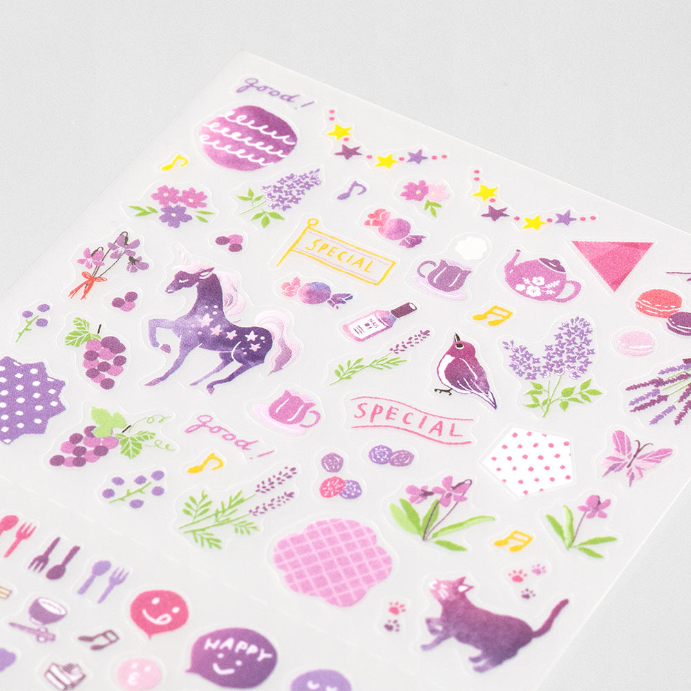 Midori Planner Stickers- Purple