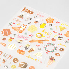 Midori Planner Stickers- Brown