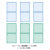 Midori Paintable Stamp - Stickers Book Cold Color