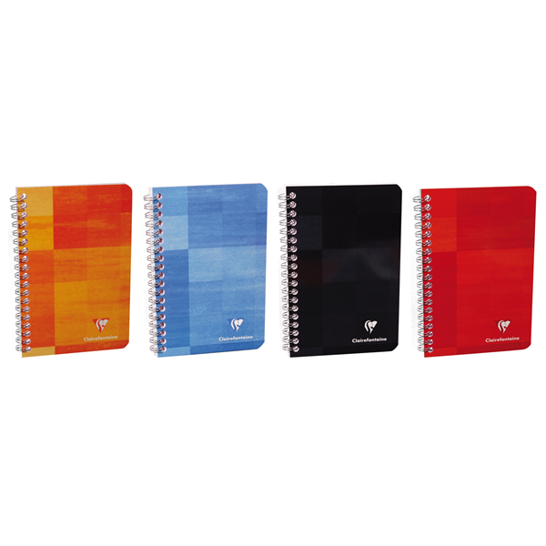 Clairefontaine Classics A5 Side Wirebound Notebook- Lined (50 Sheets)