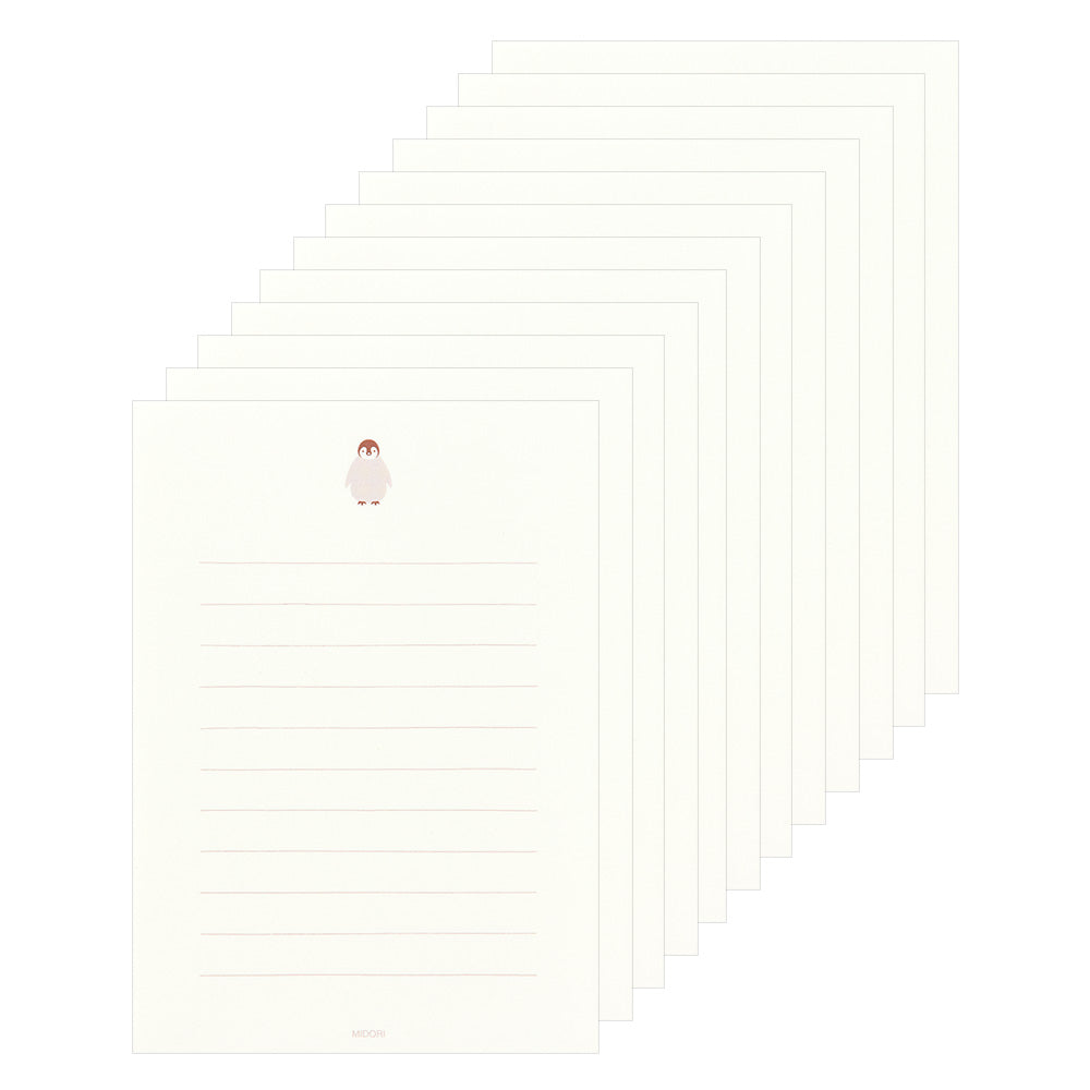 Midori Stationery Set- Penguin