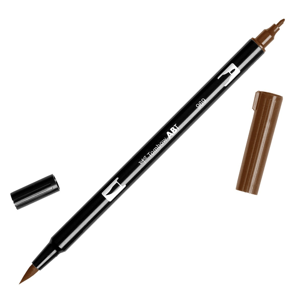 Tombow Dual Brush Pen 969 Chocolate