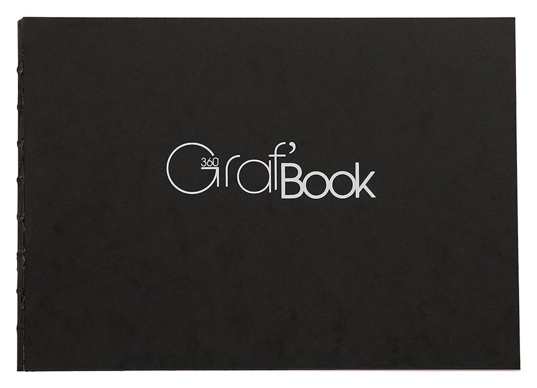 Clairefontaine Graf Book 360 Sketchbook- 4 1/3" x 6 2/3" Landscape Orientation