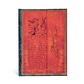 Paperblanks Embellished Manuscripts- Lewis Carroll, Alice in Wonderland Midi Wrap