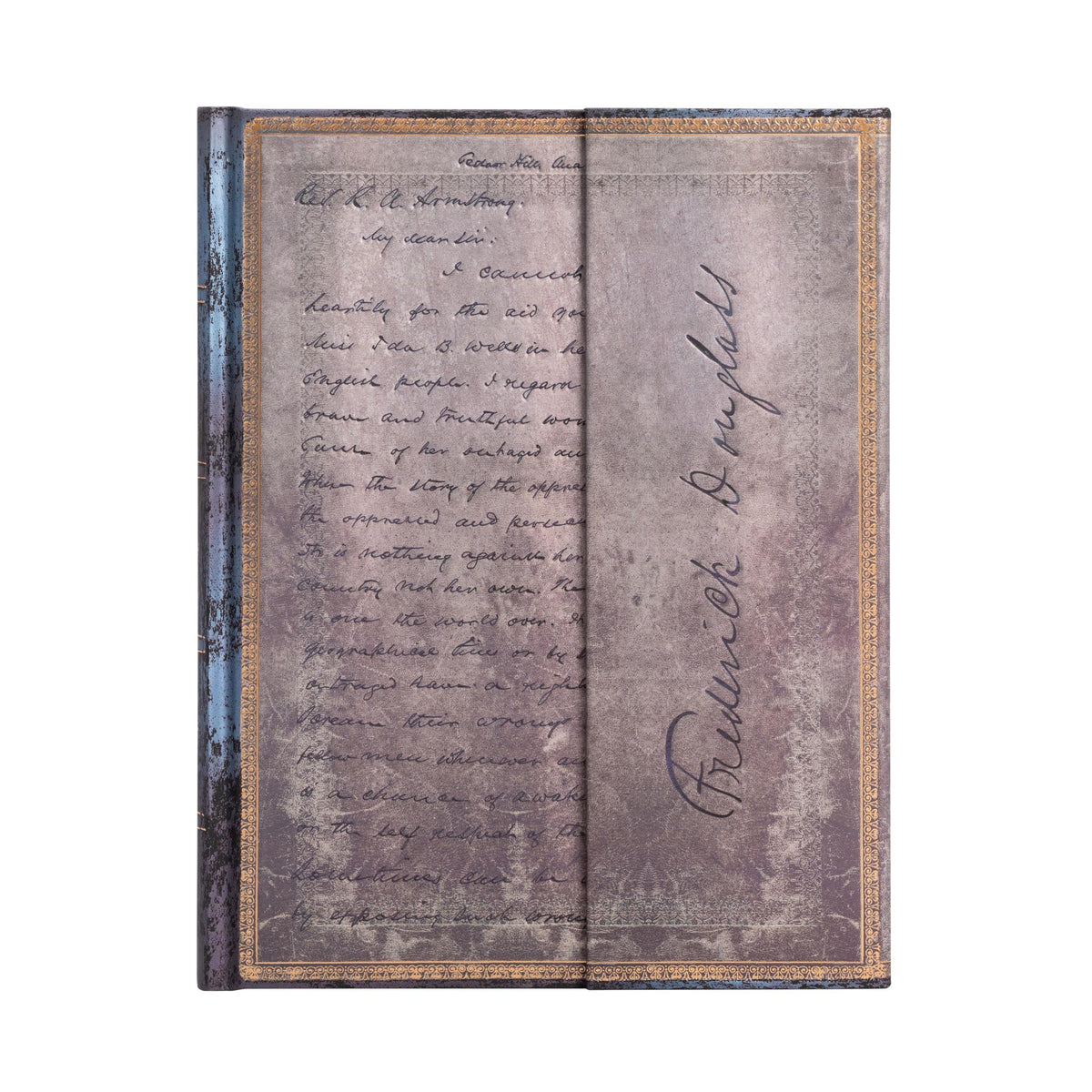 Paperblanks Embellished Manuscripts - Fredrick Douglass, Letter for Civil Rights Ultra Wrap