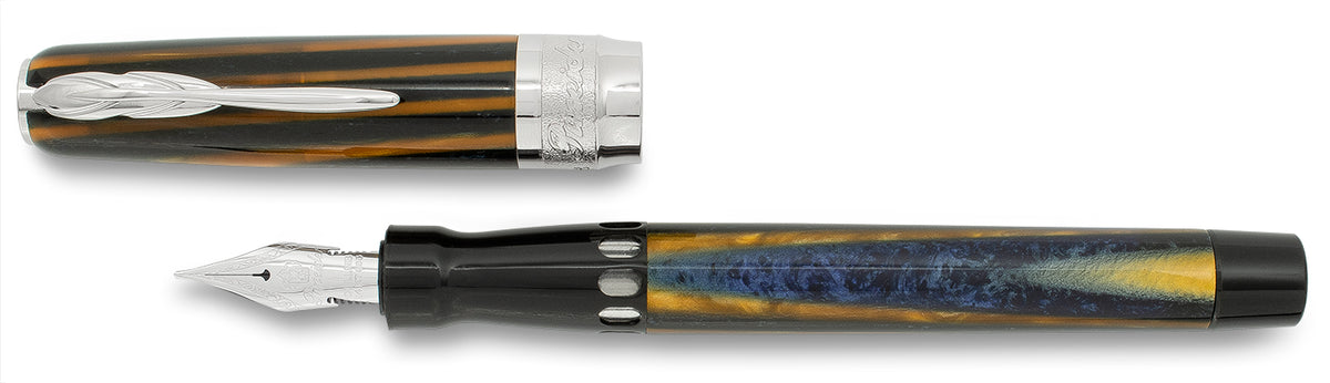 Pineider Arco Blue Bee Fountain Pen Limited Edition 888