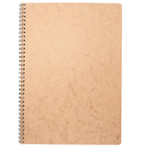 Clairefontaine Basics A4 Side Wirebound Notebook- Tan, Lined