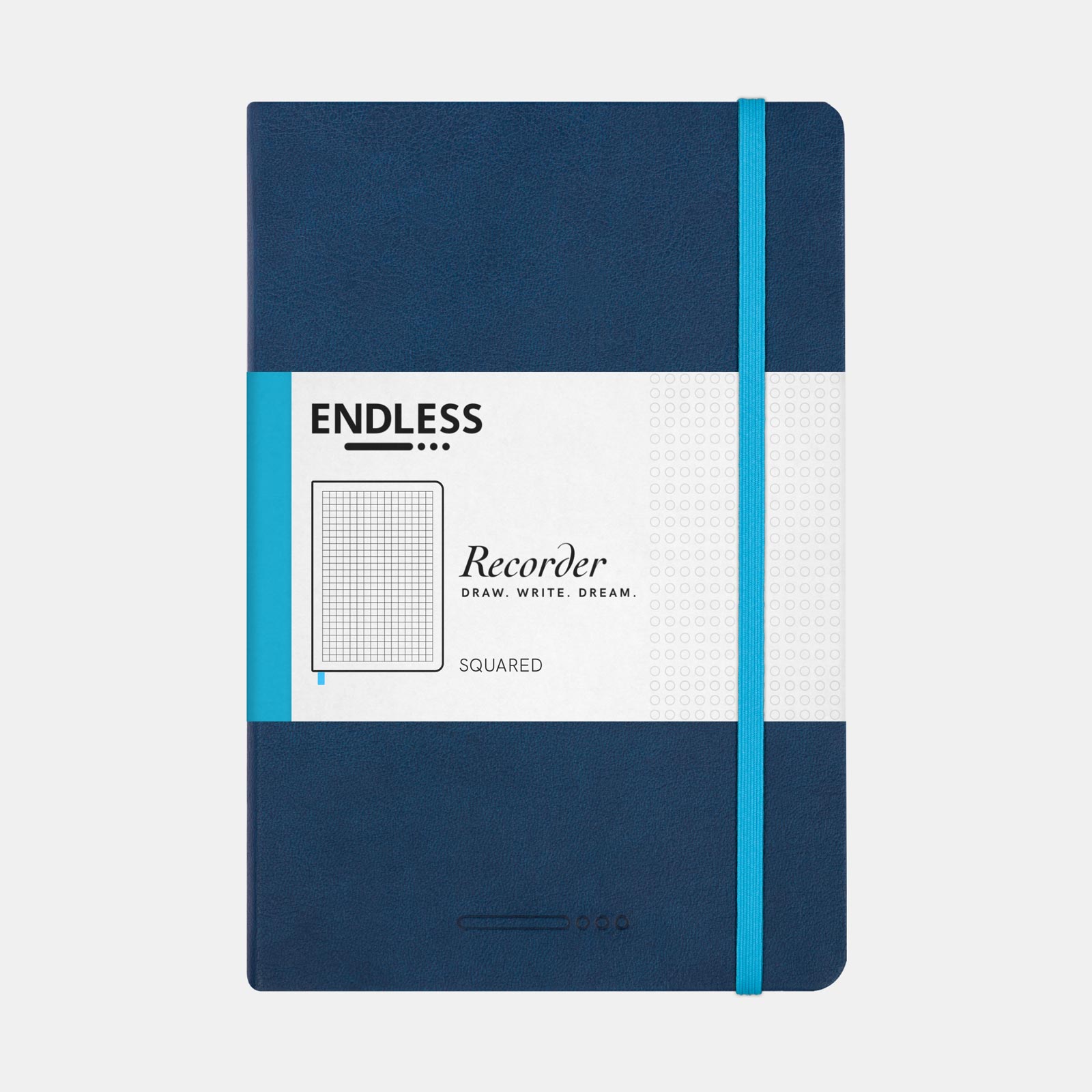 Endless Recorder Notebook Deep Ocean Blue