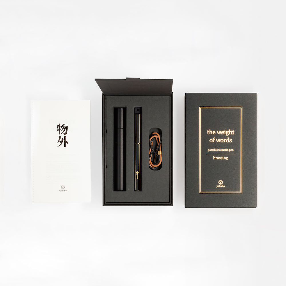 ystudio Brassing Portable Fountain Pen