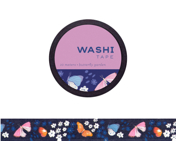Girl of ALL WORK - Washi tape - 15mm - Butterfly Garden